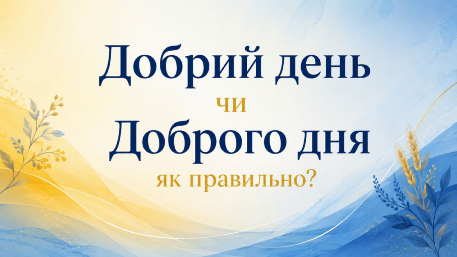 Как правильно здороваться: добрий день или доброго дня