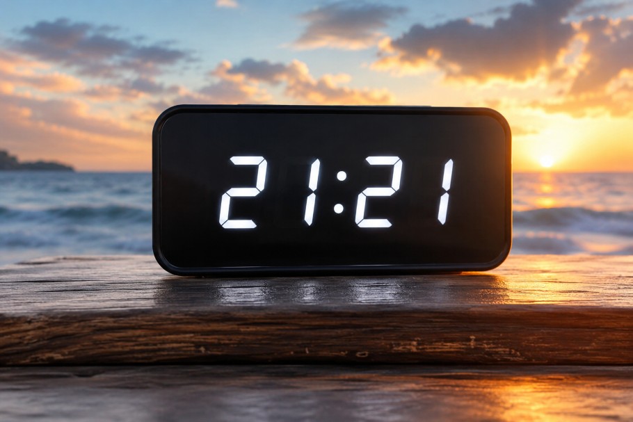 21:21 на годиннику